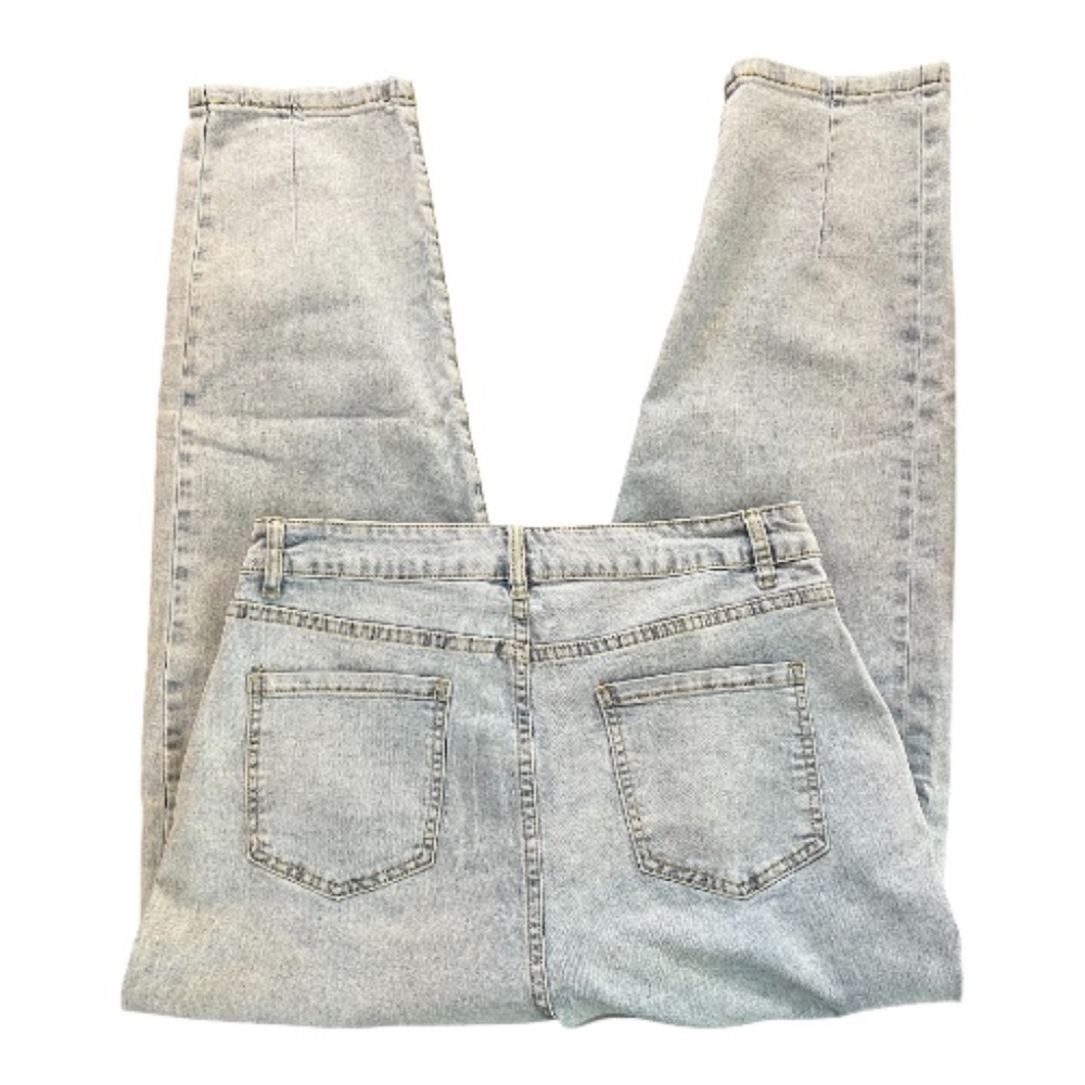 EUC women’s pleated front baggy blue jeans – size L - Picture 6 of 8